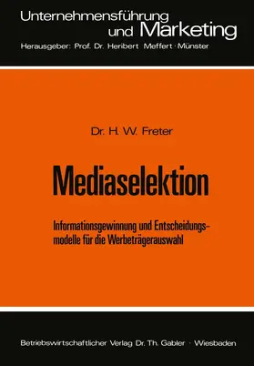 Freter |  Mediaselektion | Buch |  Sack Fachmedien