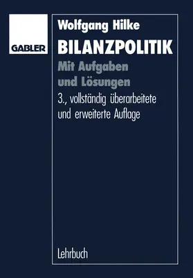 Hilke |  Bilanzpolitik | Buch |  Sack Fachmedien