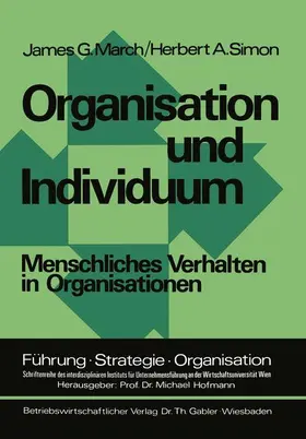 March |  Organisation und Individuum | Buch |  Sack Fachmedien