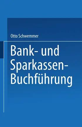 Otto | Bank- und Sparkassen-Buchführung | Buch | 978-3-409-42061-7 | www.sack.de