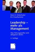 Hinterhuber / Krauthammer |  Leadership — mehr als Management | Buch |  Sack Fachmedien