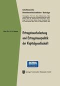 Haase |  Haase, K: Ertragsteuerbelastung und Ertragsteuerpolitik der | Buch |  Sack Fachmedien