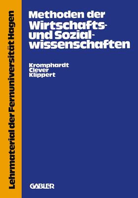 Kromphardt | Methoden der Wirtschafts- und Sozialwissenschaften | Buch | 978-3-409-60421-5 | sack.de