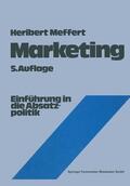 Meffert / Bruhn / Burmann |  Meffert, H: Marketing | Buch |  Sack Fachmedien