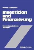 Schneider |  Investition und Finanzierung | Buch |  Sack Fachmedien