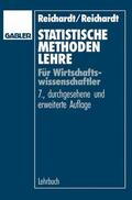Reichardt |  Statistische Methodenlehre für Wirtschaftswissenschaftler | Buch |  Sack Fachmedien