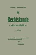 Verheyen |  Rechtskunde ¿ leicht verständlich | Buch |  Sack Fachmedien