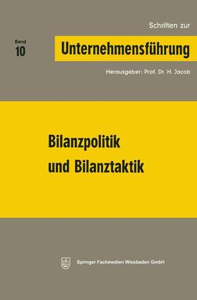 Jacob | Jacob, H: Bilanzpolitik und Bilanztaktik | Buch | 978-3-409-79101-4 | sack.de