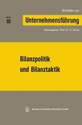 Jacob |  Jacob, H: Bilanzpolitik und Bilanztaktik | Buch |  Sack Fachmedien