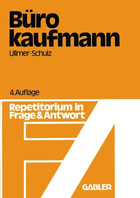 Ullmer-Schulz |  Der Bürokaufmann | Buch |  Sack Fachmedien