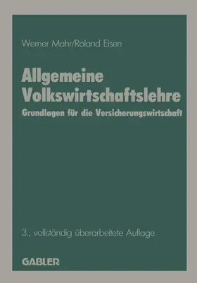 Mahr |  Allgemeine Volkswirtschaftslehre | Buch |  Sack Fachmedien