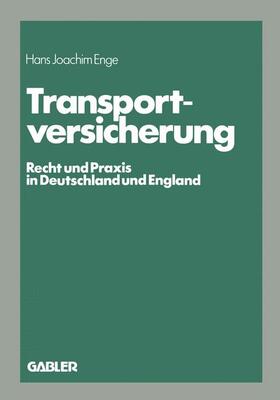 Hans Joachim | Hans Joachim, E: Transportversicherung | Buch | 978-3-409-85843-4 | sack.de