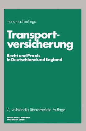 Enge | Enge, H: Transportversicherung | Buch | 978-3-409-85844-1 | sack.de