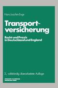 Enge |  Enge, H: Transportversicherung | Buch |  Sack Fachmedien