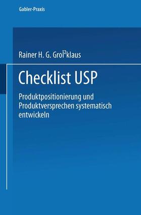Großklaus | Checklist USP | Buch | 978-3-409-96301-5 | sack.de