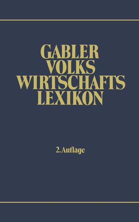 Häfner | Gabler Volkswirtschafts Lexikon | Buch | 978-3-409-99182-7 | sack.de