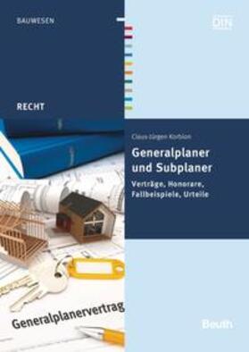 Korbion / DIN e.V. | Generalplaner und Subplaner | Buch | 978-3-410-22890-5 | sack.de
