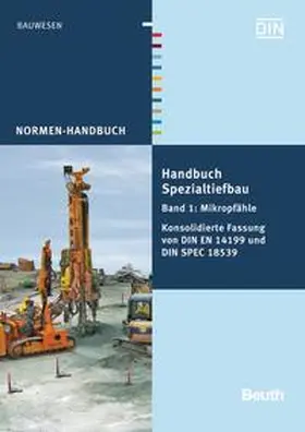Grotewold / DIN e.V. |  Handbuch Spezialtiefbau | Buch |  Sack Fachmedien