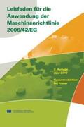  Leitfaden für die Anwendung der Maschinenrichtlinie 2006/42/EG | Buch |  Sack Fachmedien