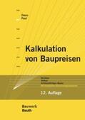 Drees / Paul |  Kalkulation von Baupreisen | Buch |  Sack Fachmedien