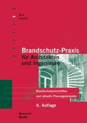 Bock / Klement | Brandschutz-Praxis für Architekten und Ingenieure | Buch | 978-3-410-24746-3 | sack.de