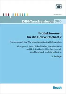 DIN e.V. |  Produktnormen für die Holzwirtschaft 2 | Buch |  Sack Fachmedien