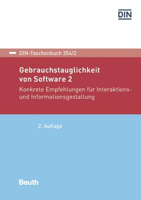 DIN e.V. | Gebrauchstauglichkeit von Software 2 | E-Book | sack.de