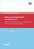 DIN e.V. |  Gebrauchstauglichkeit von Software 2 - Buch mit E-Book | Buch |  Sack Fachmedien