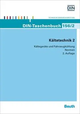 DIN e.V. |  Kältetechnik 2 | Buch |  Sack Fachmedien