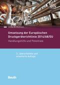 Mußmann / DIN e.V. |  Umsetzung der Druckgeräterichtlinie 2014/68/EU - Buch mit E-Book | Buch |  Sack Fachmedien