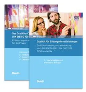 Eckart / Scholz / DIN e.V. |  Qualität für Bildungsdienstleistungen + Qualitäts-Checkheft für Trainer | Buch |  Sack Fachmedien