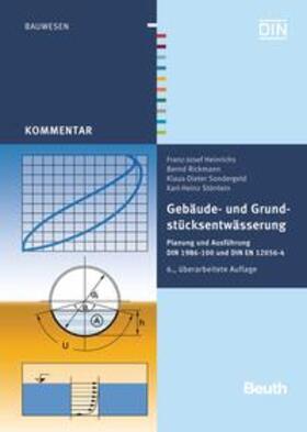Heinrichs / Rickmann / Sondergeld |  Gebäude- und Grundstücksentwässerung | Buch |  Sack Fachmedien