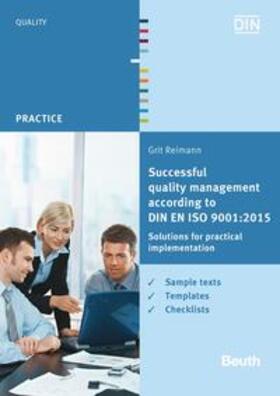 Reimann / DIN e.V. |  Successful quality management according to DIN EN ISO 9001:2015 - Book with e-book | Buch |  Sack Fachmedien