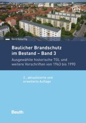 Geburtig / DIN e.V. | Baulicher Brandschutz im Bestand: Band 3 | E-Book | sack.de