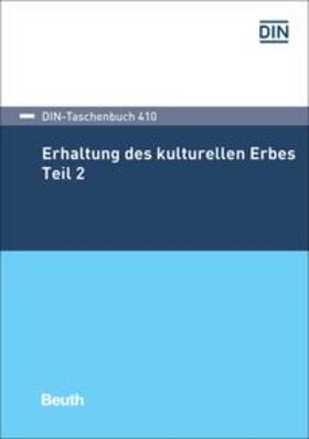 DIN e.V. | Erhaltung des kulturellen Erbes 2 | Buch | 978-3-410-28850-3 | sack.de