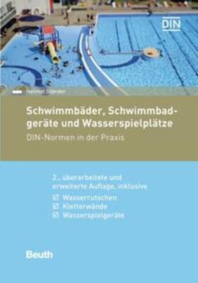 Ständer / DIN e.V. | Schwimmbäder, Schwimmbadgeräte und Wasserspielplätze - Buch mit E-Book | Medienkombination | sack.de