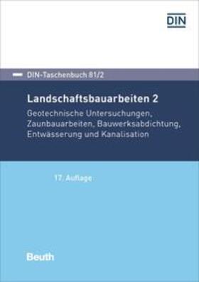 DIN e.V. | Landschaftsbauarbeiten 2 | Buch | 978-3-410-29207-4 | sack.de