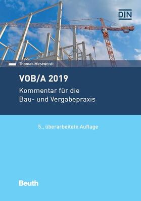 Mestwerdt / DIN e.V. | VOB/A 2019 | E-Book | sack.de