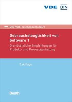 DIN e.V. | Gebrauchstauglichkeit von Software 1 | Buch | 978-3-410-30233-9 | sack.de
