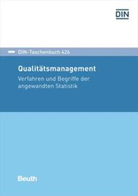 DIN e.V. |  DIN-Taschenbuch 426 Qualitätsmanagement - Buch mit E-Book | Buch |  Sack Fachmedien