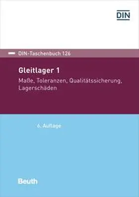 DIN e. V. |  Gleitlager 1 - Buch mit E-Book | Buch |  Sack Fachmedien