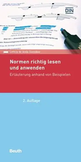 de Anda González / DIN e. V. |  Normen richtig lesen und anwenden - Buch mit E-Book | Buch |  Sack Fachmedien