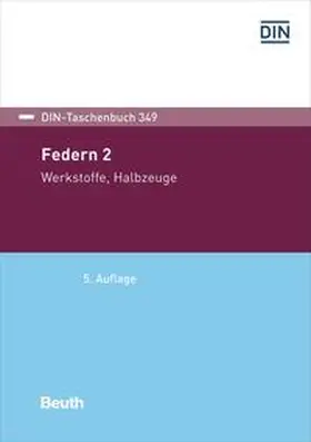 DIN e. V. |  Federn 2 - Buch mit E-Book | Buch |  Sack Fachmedien