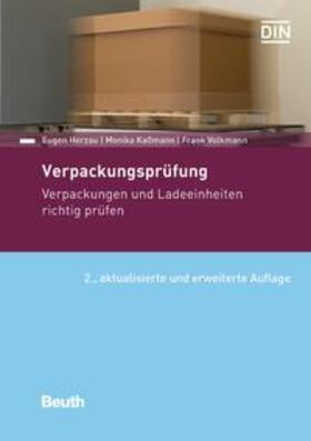 Herzau / Kaßmann / Volkmann | Verpackungsprüfung in der Praxis | Buch | 978-3-410-30770-9 | sack.de