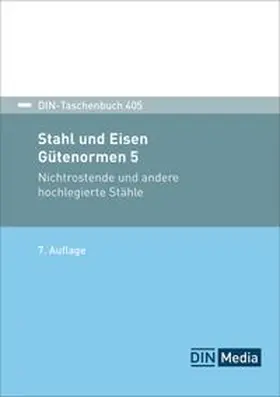 DIN e. V. |  DIN-Taschenbuch 405 | eBook | Sack Fachmedien