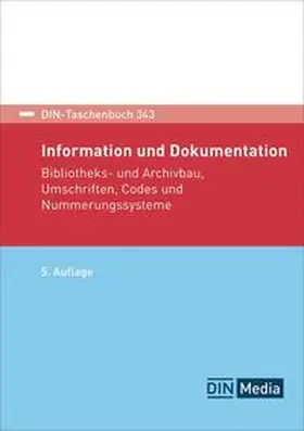 DIN e.V. |  Information und Dokumentation - Buch mit E-Book | Buch |  Sack Fachmedien
