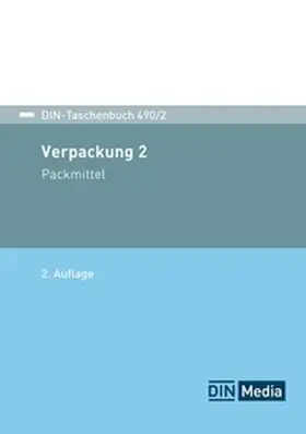 DIN e. V. |  DIN-Taschenbuch 490/2 | Buch |  Sack Fachmedien