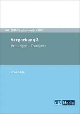 DIN e. V. |  DIN-Taschenbuch 490/3 | Buch |  Sack Fachmedien