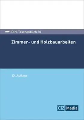 DIN e. V. |  DIN-Taschenbuch 80 | eBook | Sack Fachmedien