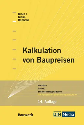  Kalkulation von Baupreisen - Buch mit E-Book | Buch |  Sack Fachmedien